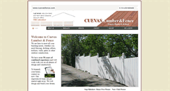 Desktop Screenshot of cuevasfence.com